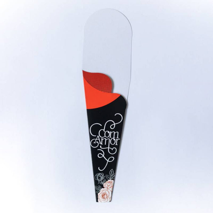 Cone para flor - com amor - fc 06 | 10 unidades