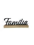 Placa Decorativa Família em MDF 20x16cm
