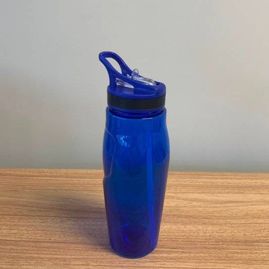Garrafa Squeeze Plástica com Alça 700ml Azul – Garrafa para Água, Academia e Dia a Dia