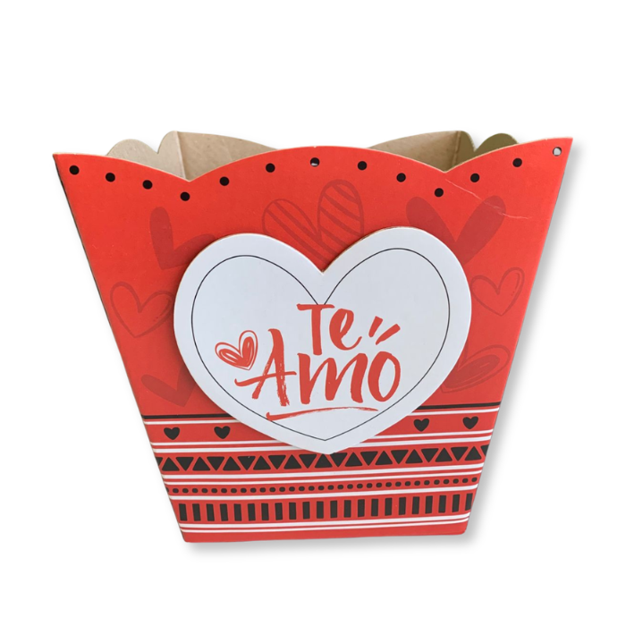 Cachepô CH697 - Eu te amo/Amo você | 3 Unidades
