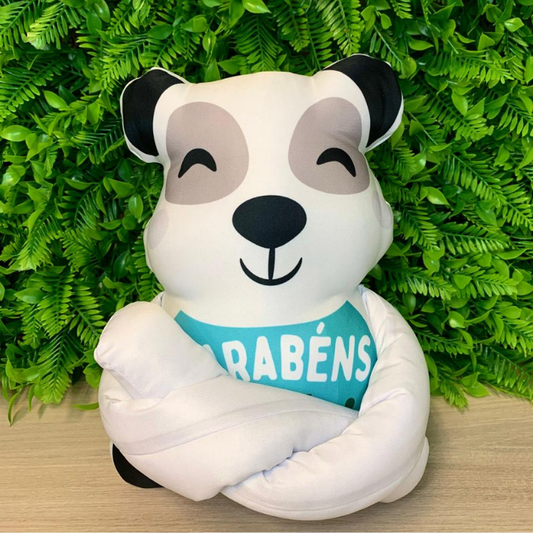 Almofada grudadinho - Panda - Parabéns para você | AM792