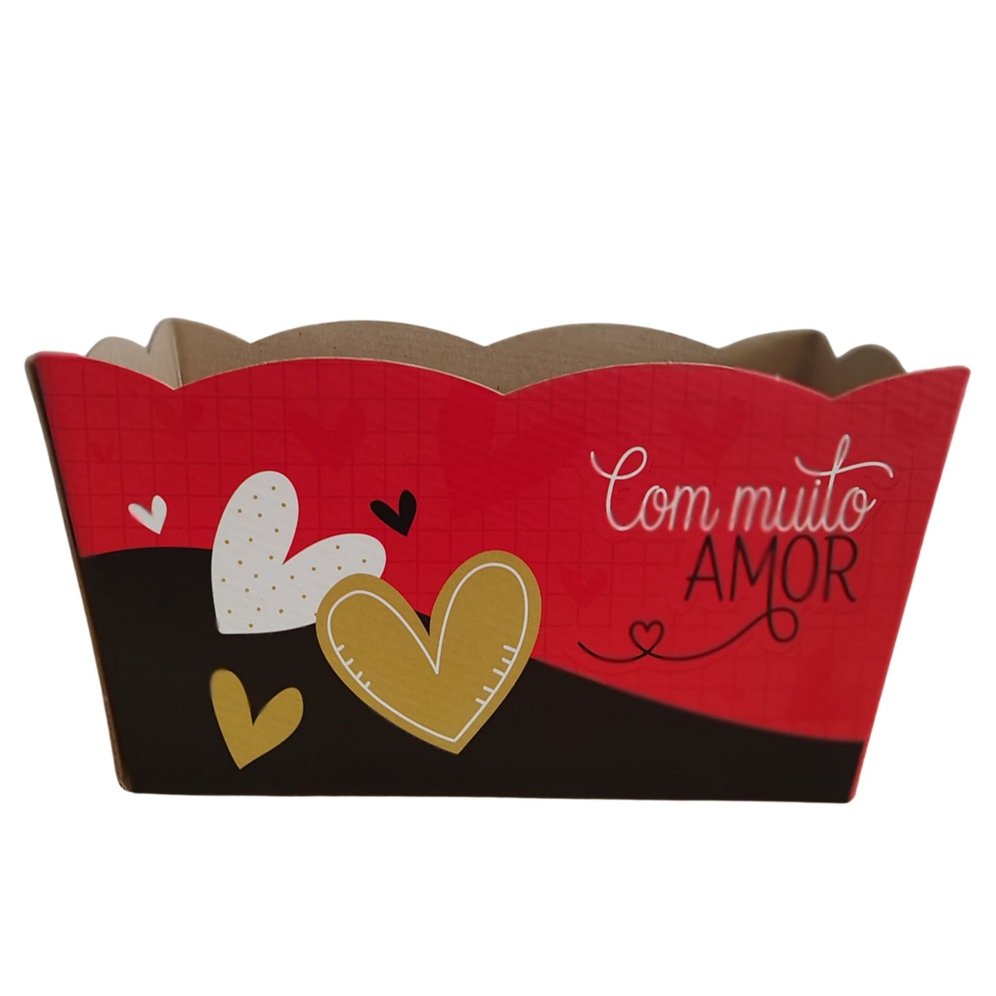 Cachepô Duplo para Cestas, Flores e Presentes | Kit 3 Unidades CD911