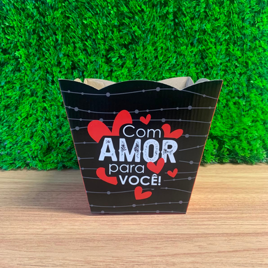 Cachepô Com Amor para Você CH903 – Kit com 3 Unidades sem Plaquinha