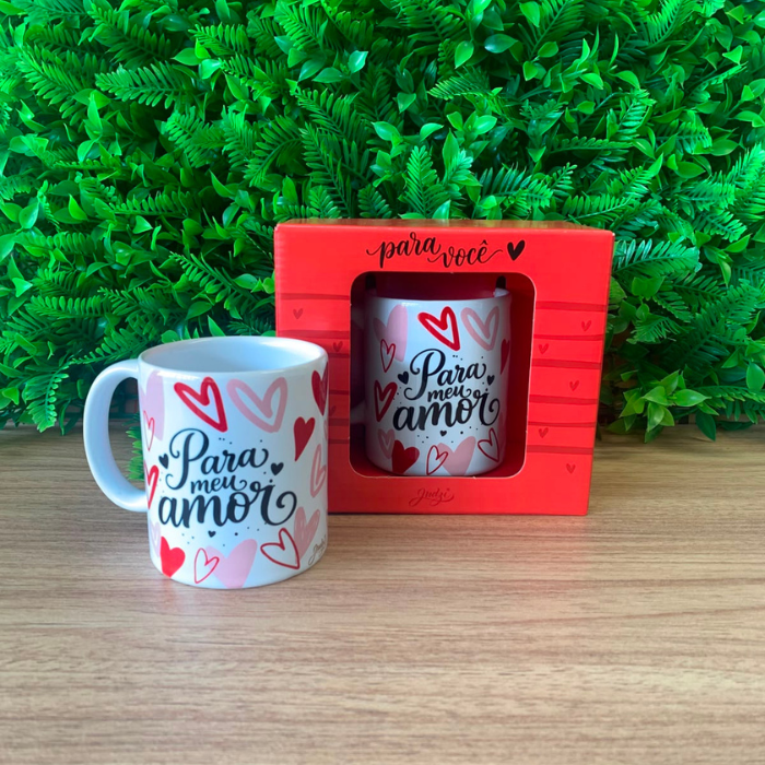 Caneca 300 ml c/ caixa - para meu amor - ca871