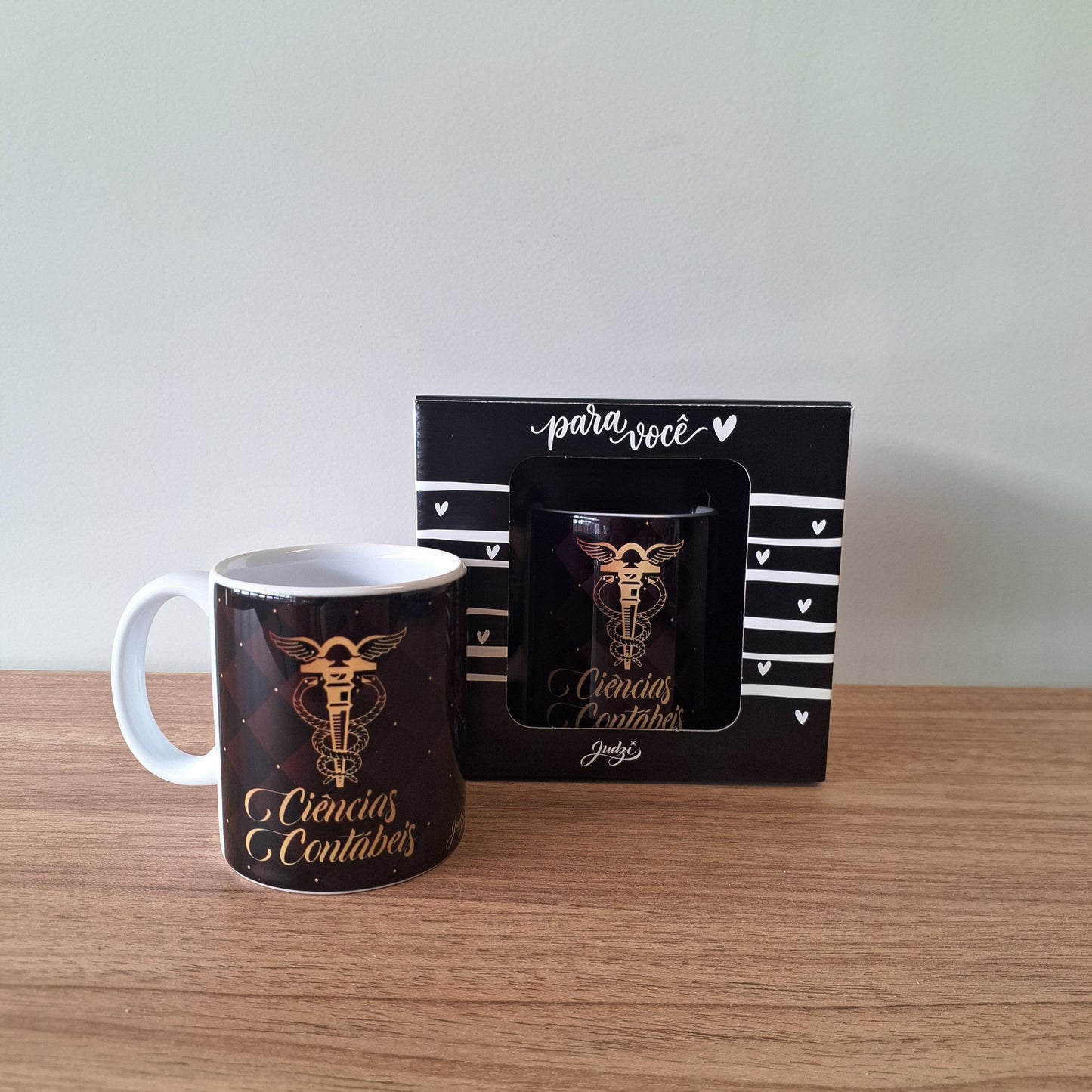 CANECA CERÂMICA 300 ML - CIÊNCIAS CONTÁBEIS - CA108