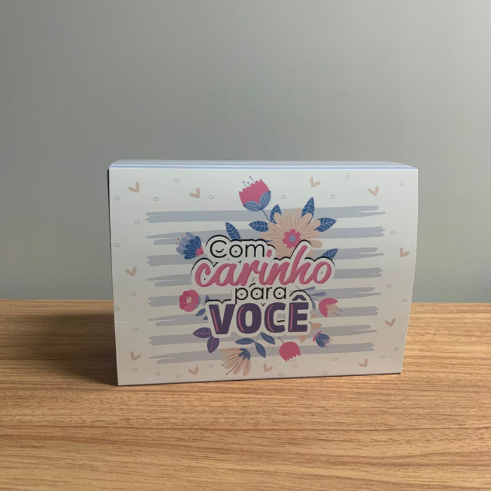 Caixa para presente com carinho para você | 3 unidades - CXC736