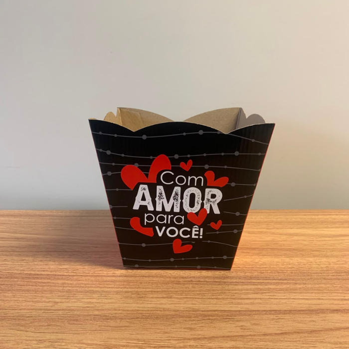 Cachepô Com Amor para Você CH903 – Kit com 3 Unidades sem Plaquinha