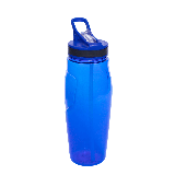 Garrafa Squeeze Plástica com Alça 700ml Azul – Garrafa para Água, Academia e Dia a Dia