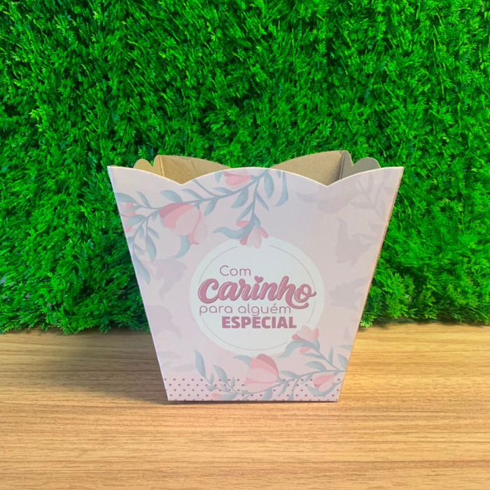 Cachepô Com Carinho Para Alguém Especial CH901 – Kit com 3 Unidades sem Plaquinha