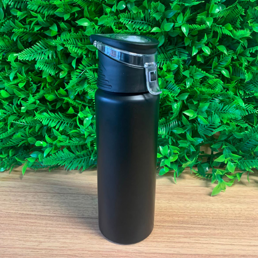 Garrafa em Alumínio com Alça 750ml Preta