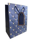 SACOLA PARA PRESENTE DE PAPEL  P - AZUL