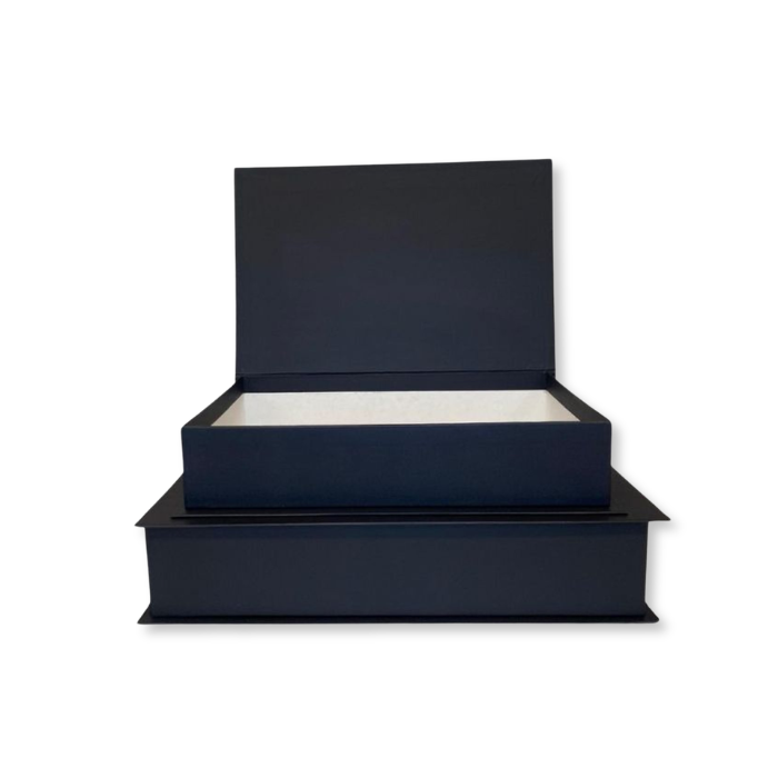 Caixa box livro cartonada - Preta BOXLP | 2 Unidades