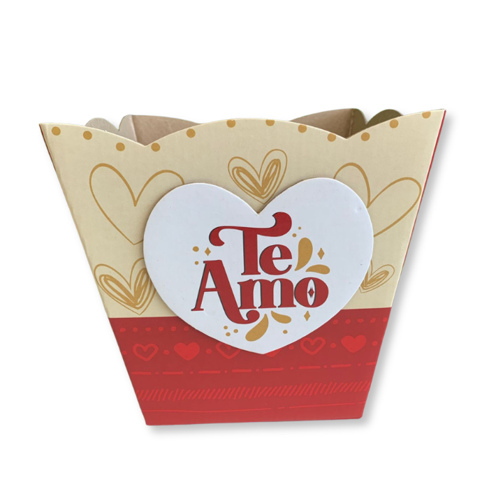 Cachepô CH692  - Te amo, com amor | 3 Unidades