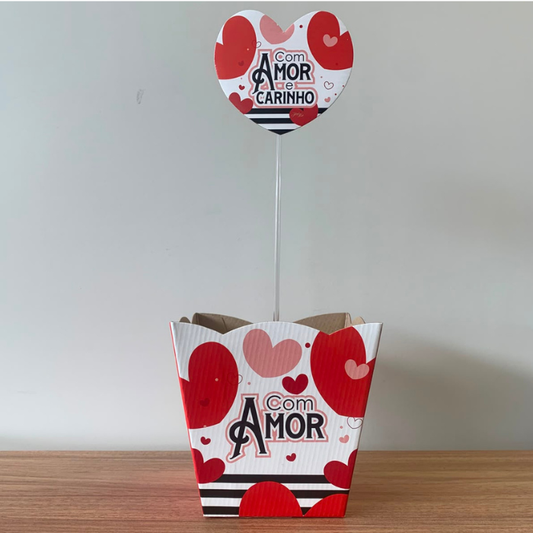 Cachepô Com Amor – Kit com 3 Unidades CH897