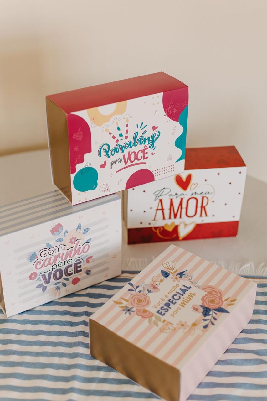 Caixa para presente com cinta - Você é especial para mim | 3 Unidades - CXC720