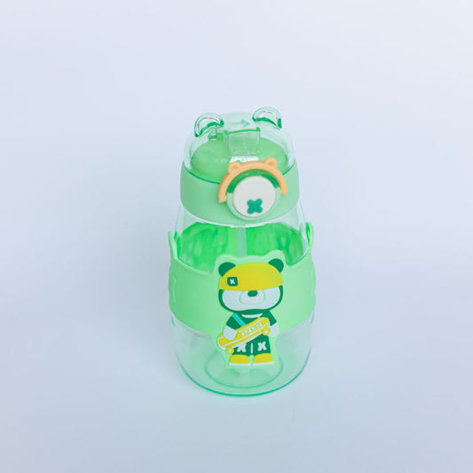 Squeeze acrílica infantil ursinho cor: verde