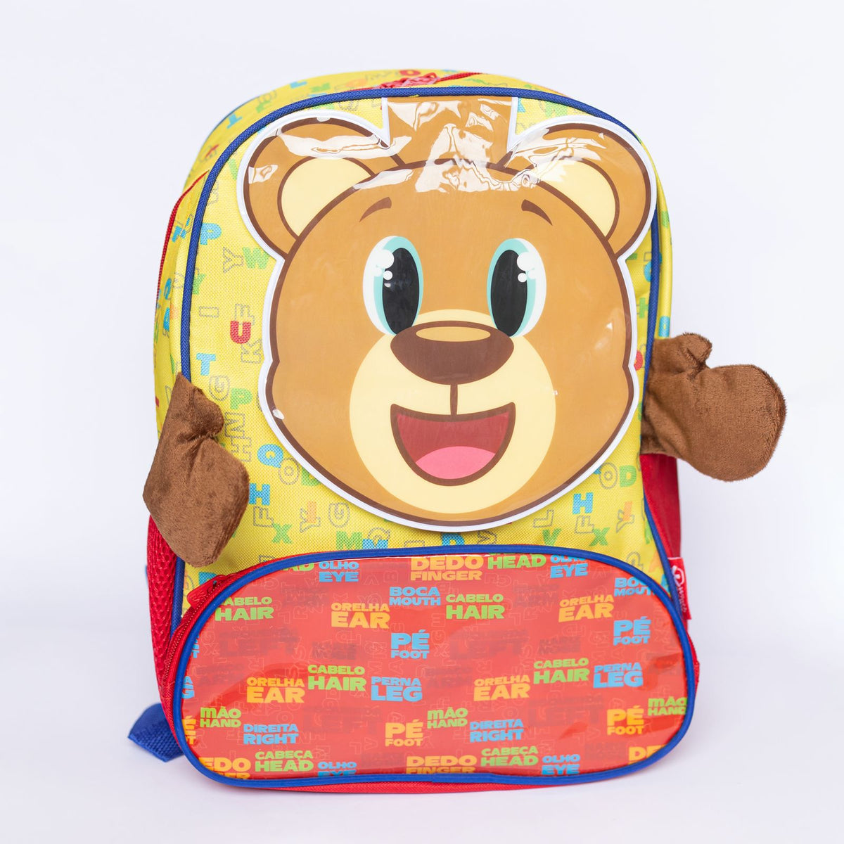 Mochila Baby Bichos Urso em Poliéster– Mochila Escolar Infantil