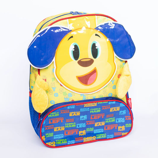 Mochila Baby Bichos Cachorro em Poliéster – Mochila Escolar Infantil