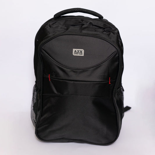 Mochila Laptop AZX Preta em Poliéster – Mochila para Notebook