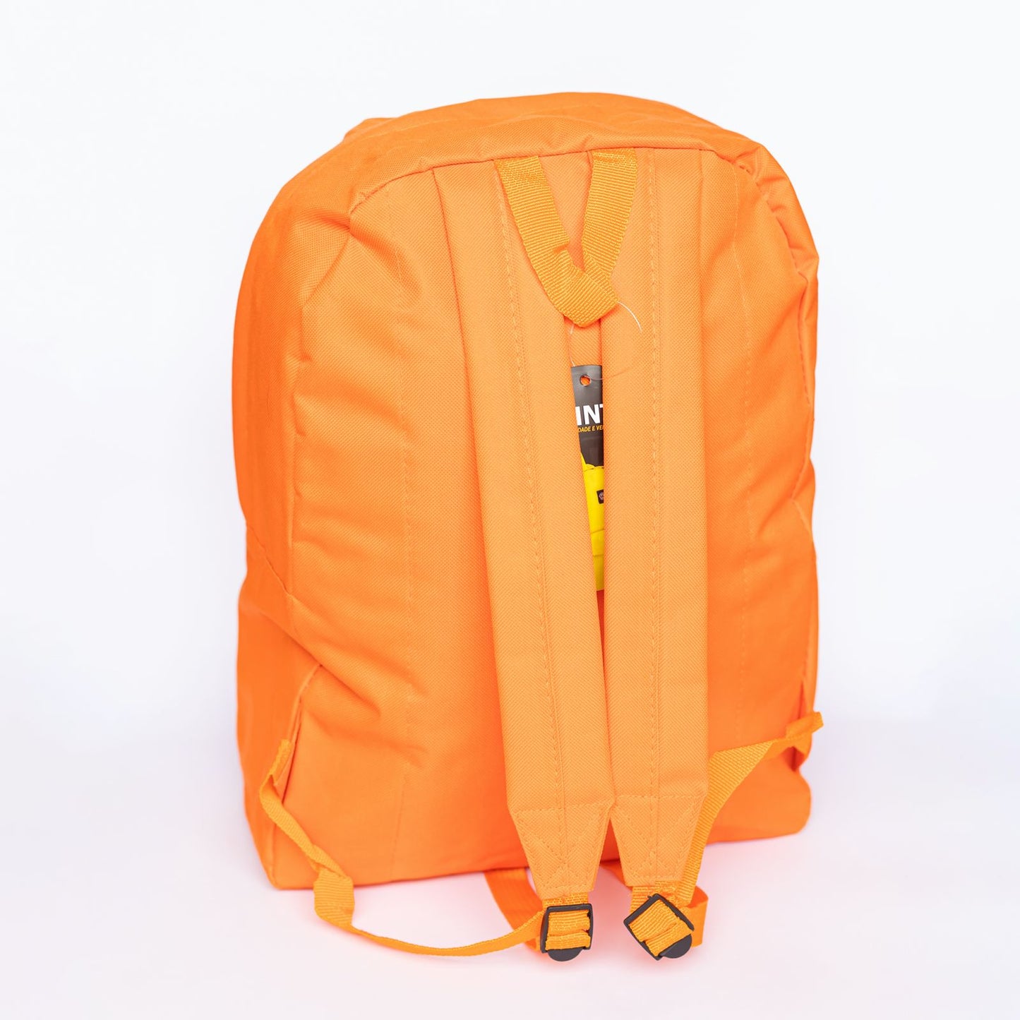 Mochila Juvenil Laranja Casual Resistente para Escola, Faculdade e Dia a Dia