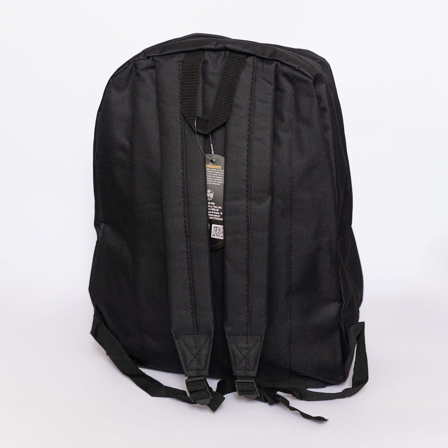 Mochila Juvenil Preta – Mochila Escolar para Estudos e Dia a Dia