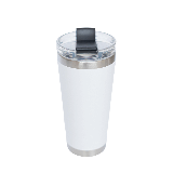 COPO TERMICO COM TAMPA ACRILICA COR:BRANCO