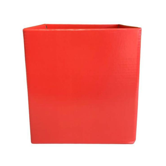 CACHEPÔ QUADRADO para FLORES E CESTAS - VERMELHO |  3 UNIDADES