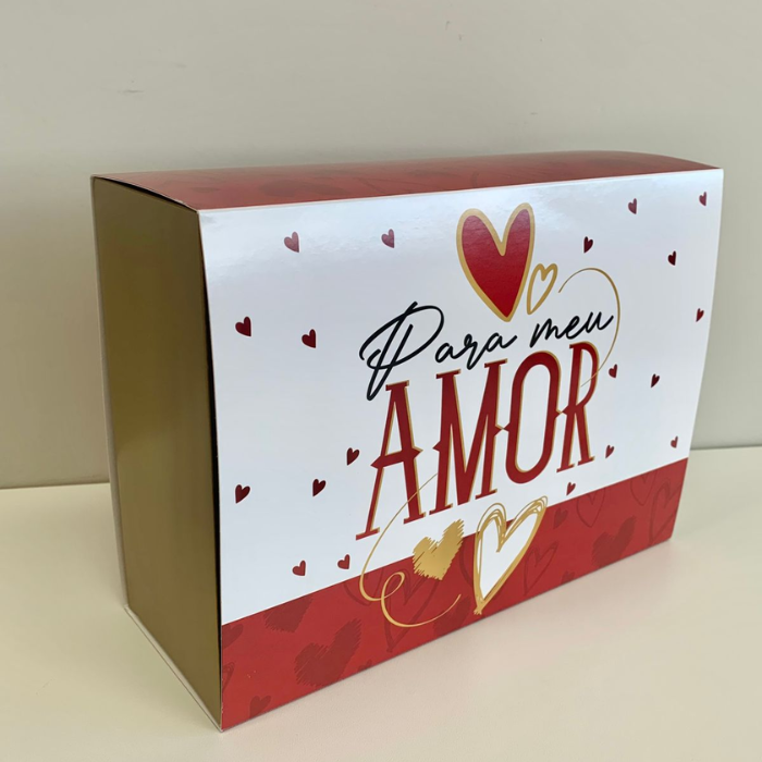 Caixa para presente com cinta - Para meu amor|  3 Unidades - CXC734