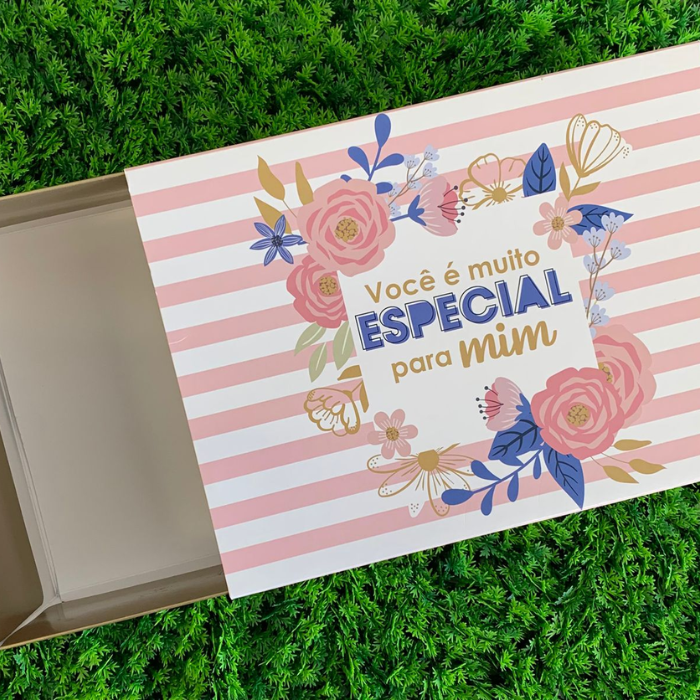 Caixa para presente com cinta - Você é especial para mim | 3 Unidades - CXC720