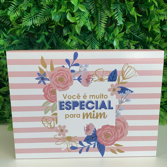 Caixa para presente com cinta - Você é especial para mim | 3 Unidades - CXC720