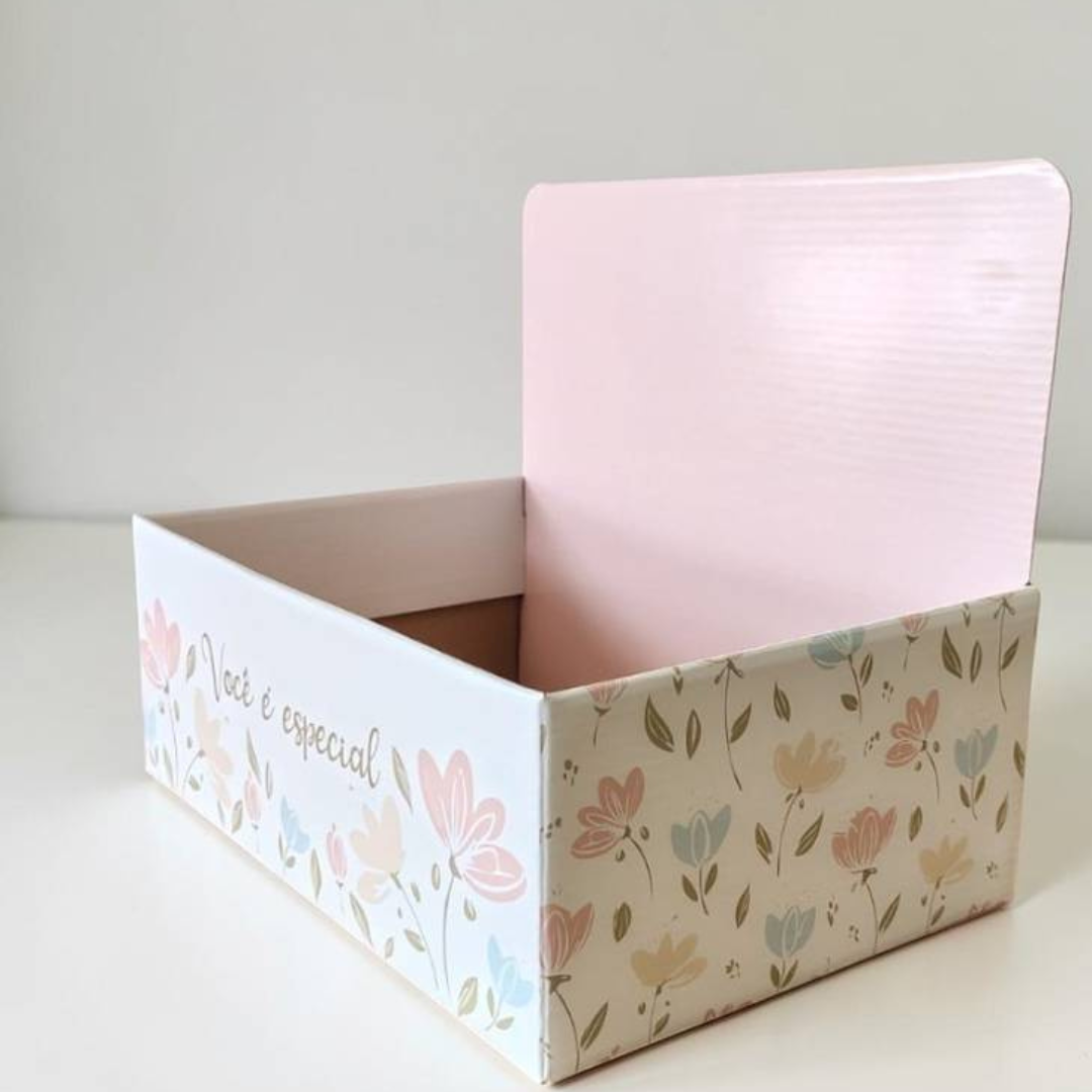 Caixa Display Grande para Cestas e Presentes Você é Especial | Kit 3 Unidades CXD06