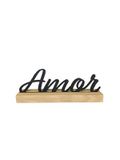 Placa Decorativa Amor em MDF 20x9cm