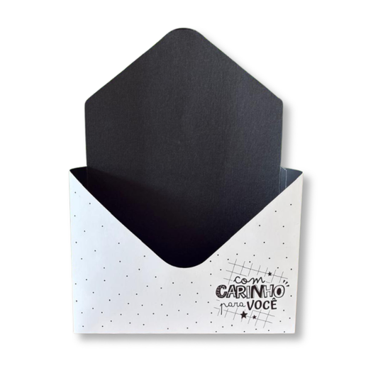 Caixa envelope CE717 - Com carinho para você | 3 Unidades
