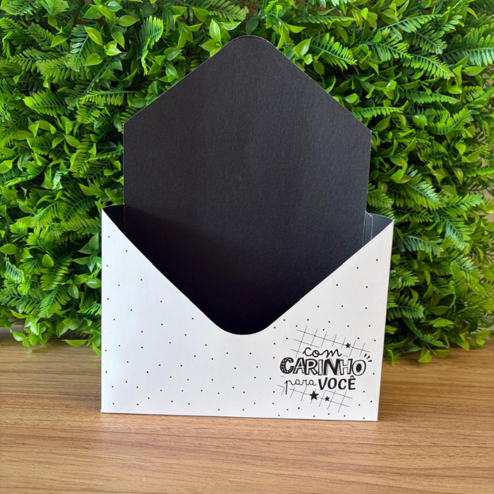 Caixa envelope CE717 - Com carinho para você | 3 Unidades