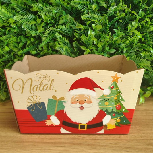 Cachepô Duplo para Cestas, Flores e Presentes de Natal | Kit 3 Unidades CD909